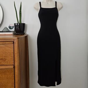 new rib knit bodycon grunge 90s y2k goth whimsigoth boho indie urban midi dress